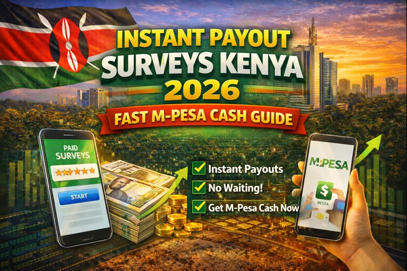 Instant Payout Surveys Kenya 2026: Fast M-Pesa Cash Guide
