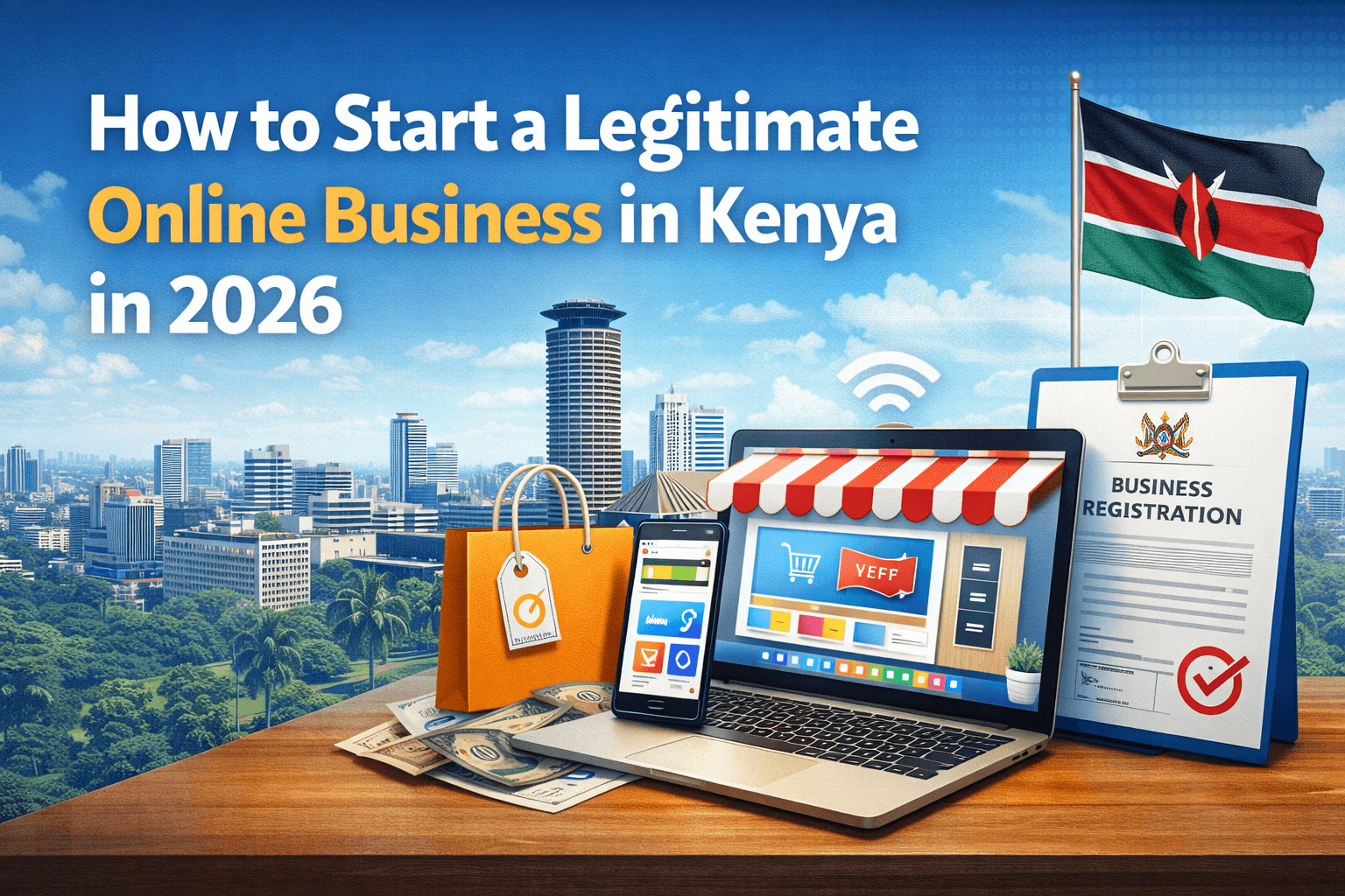 How to Start a Legitimate Online Business in Kenya in 2026