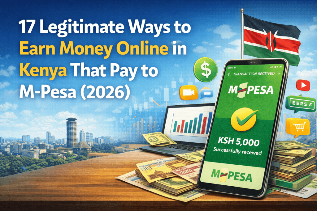 17 Legitimate Ways to Earn Money Online in Kenya That Pay to M-Pesa (2026)