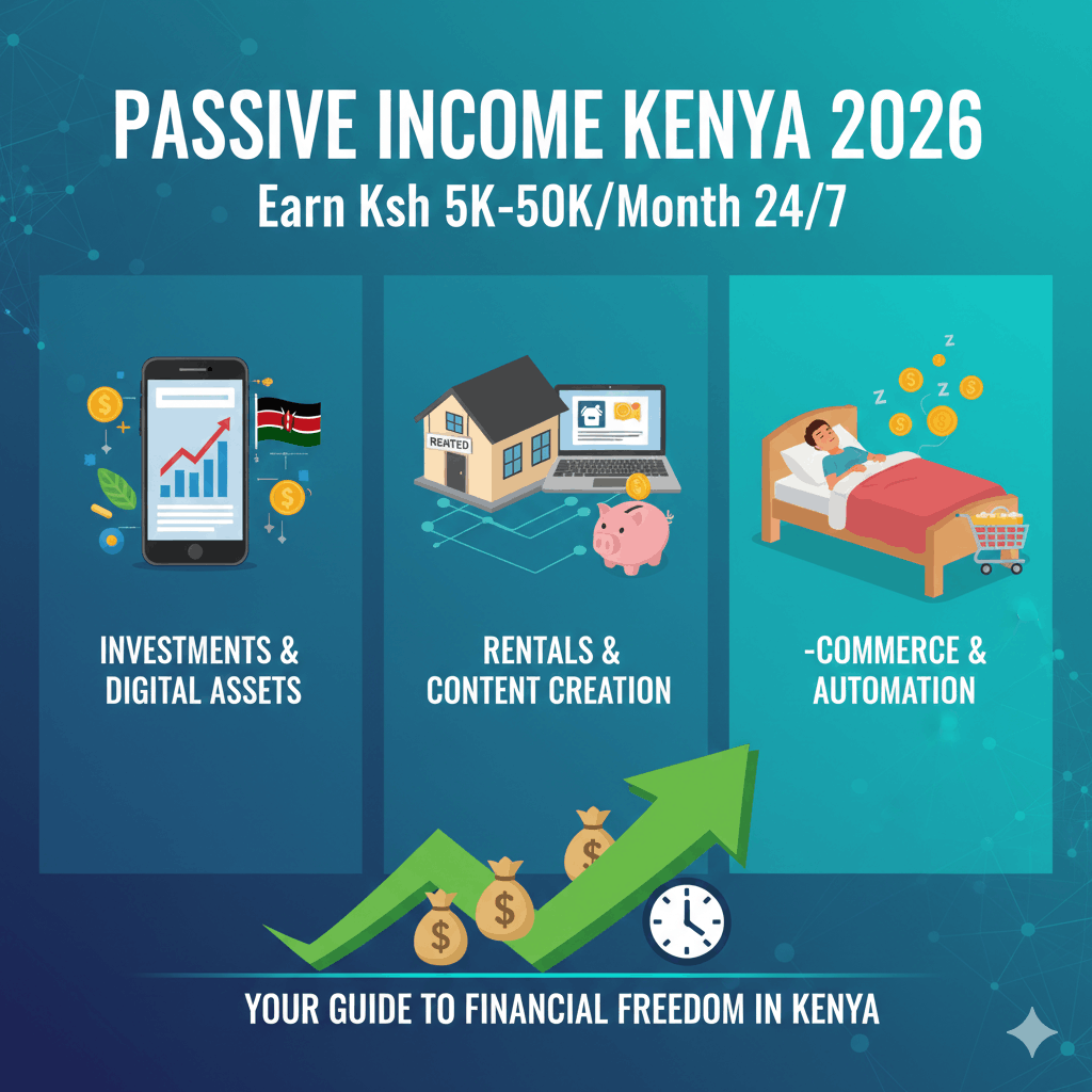 Passive Income Kenya 2026: Earn Ksh 5K-50K/Month 24/7