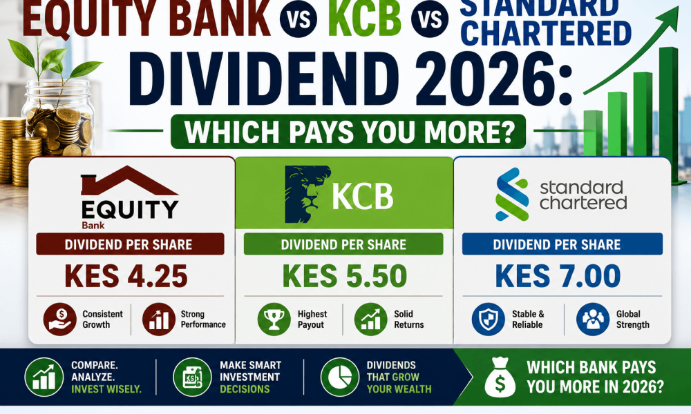 Equity Bank vs KCB vs Standard Chartered Dividend 2026