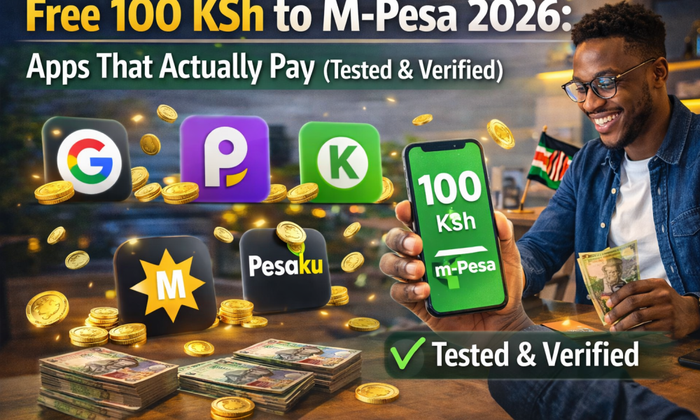 Free 100 KSh to M-Pesa 2026