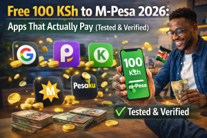 Free 100 KSh to M-Pesa 2026