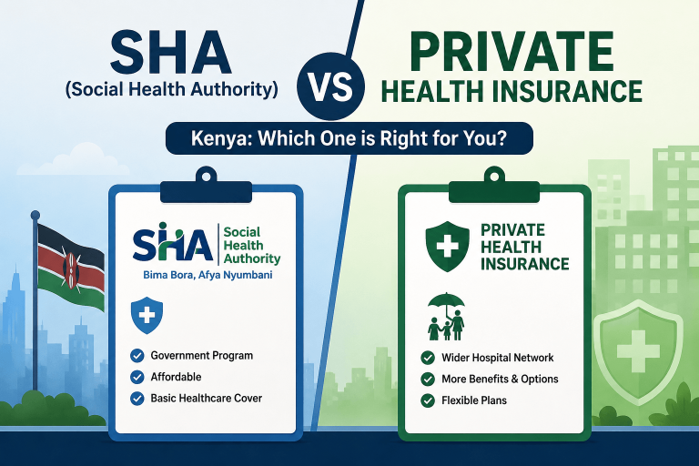 SHA vs Private Health Insurance Kenya