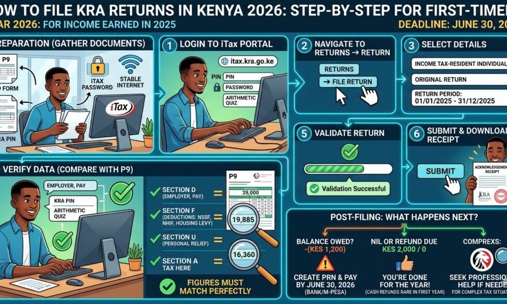 How to File KRA Returns in Kenya 2026: Step-by-Step for First-Timers