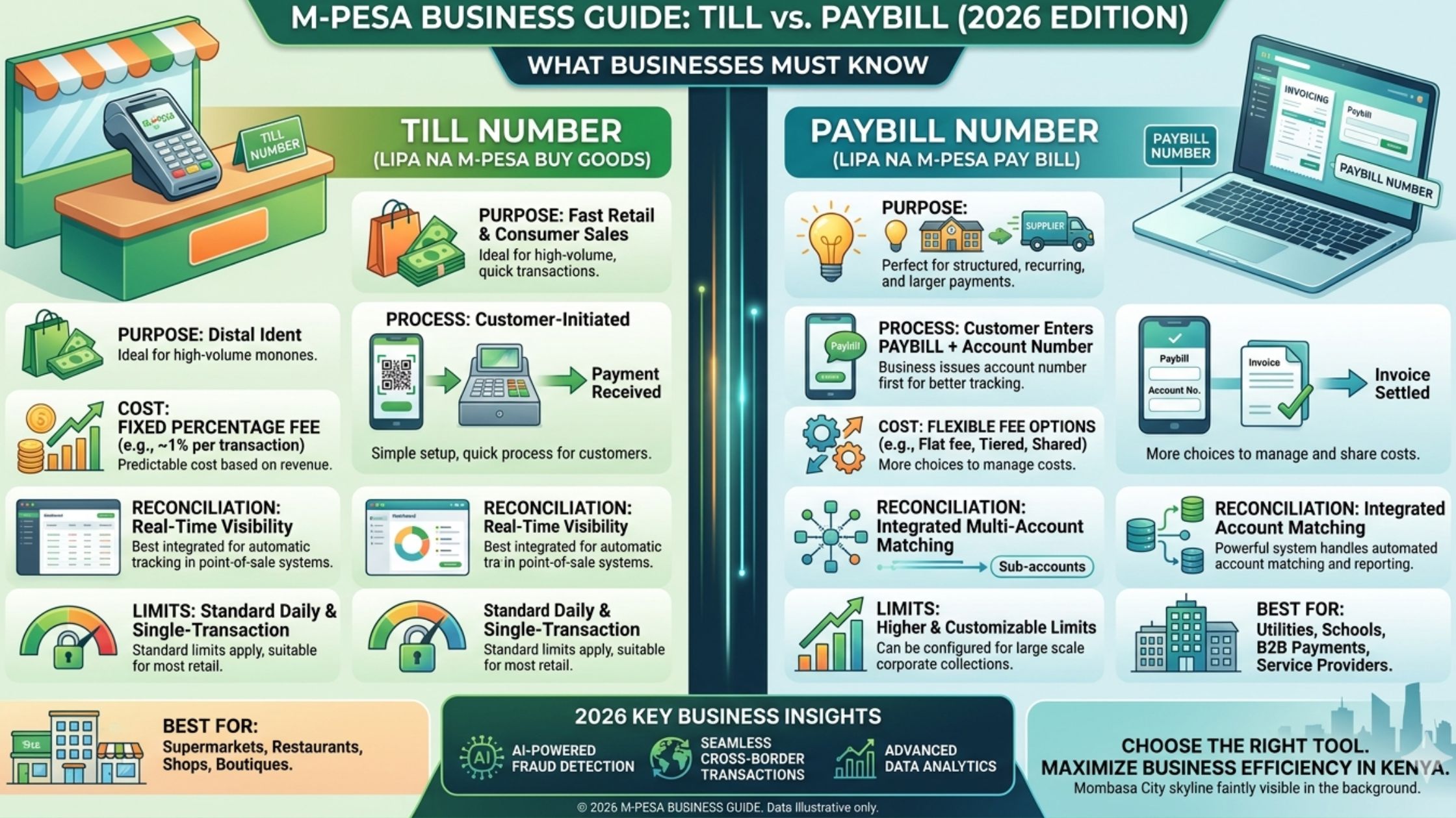 M-Pesa Paybill vs Till Number: What Businesses Must Know