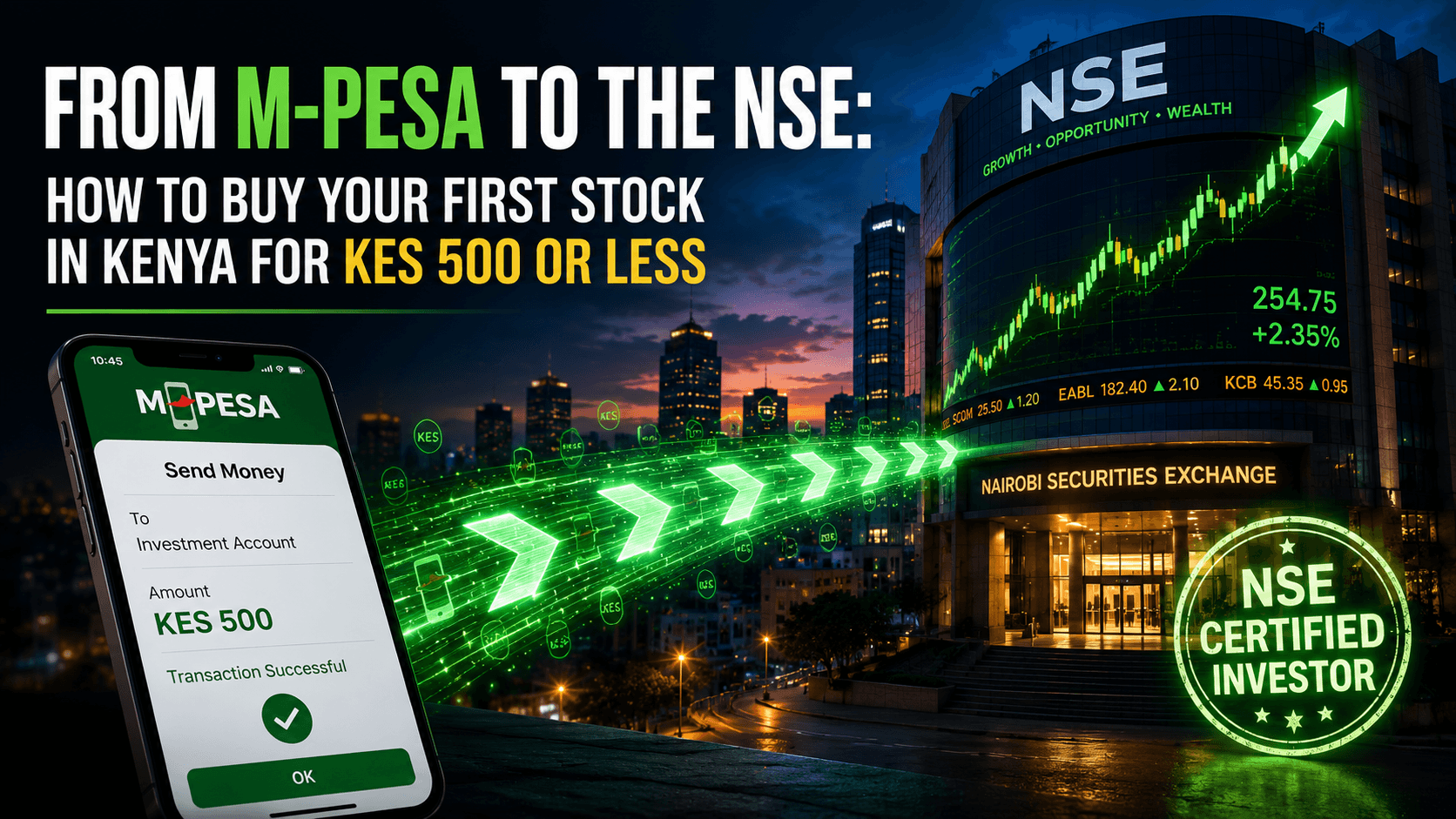 From M-Pesa to the NSE: How to Buy Shares via M-Pesa