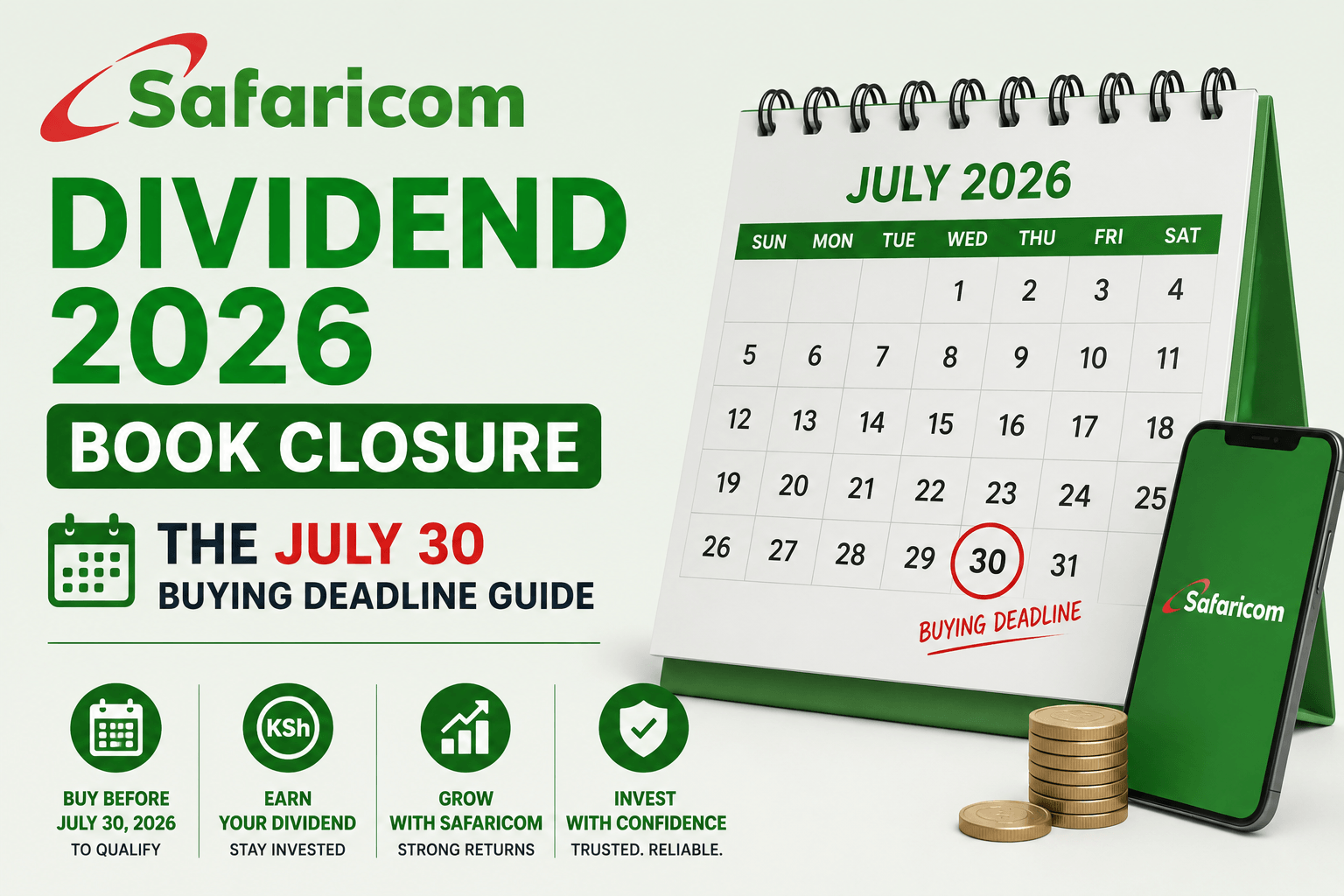 Safaricom Dividend 2026 Book Closure