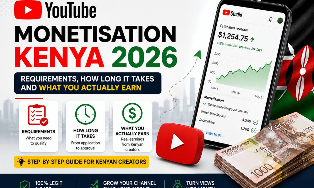 YouTube Monetisation Kenya 2026