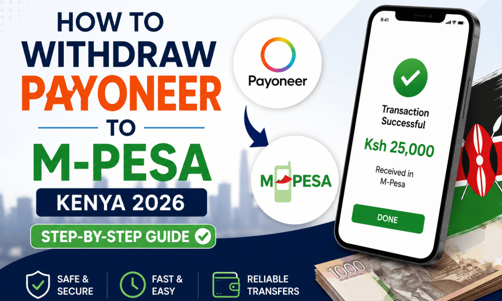 How to withdraw Payoneer to M-Pesa